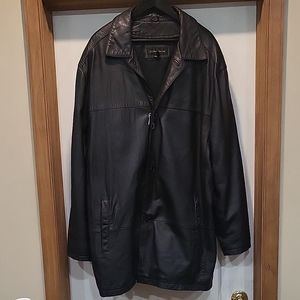 Vintage U2 Wear Me Out Black Leather Jacket 2XL